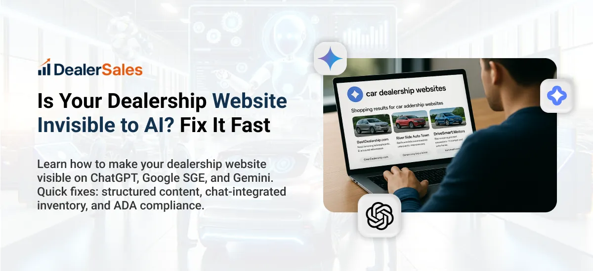 Is Your Dealership Website Invisible to AI? (Quick Fixes That Work)